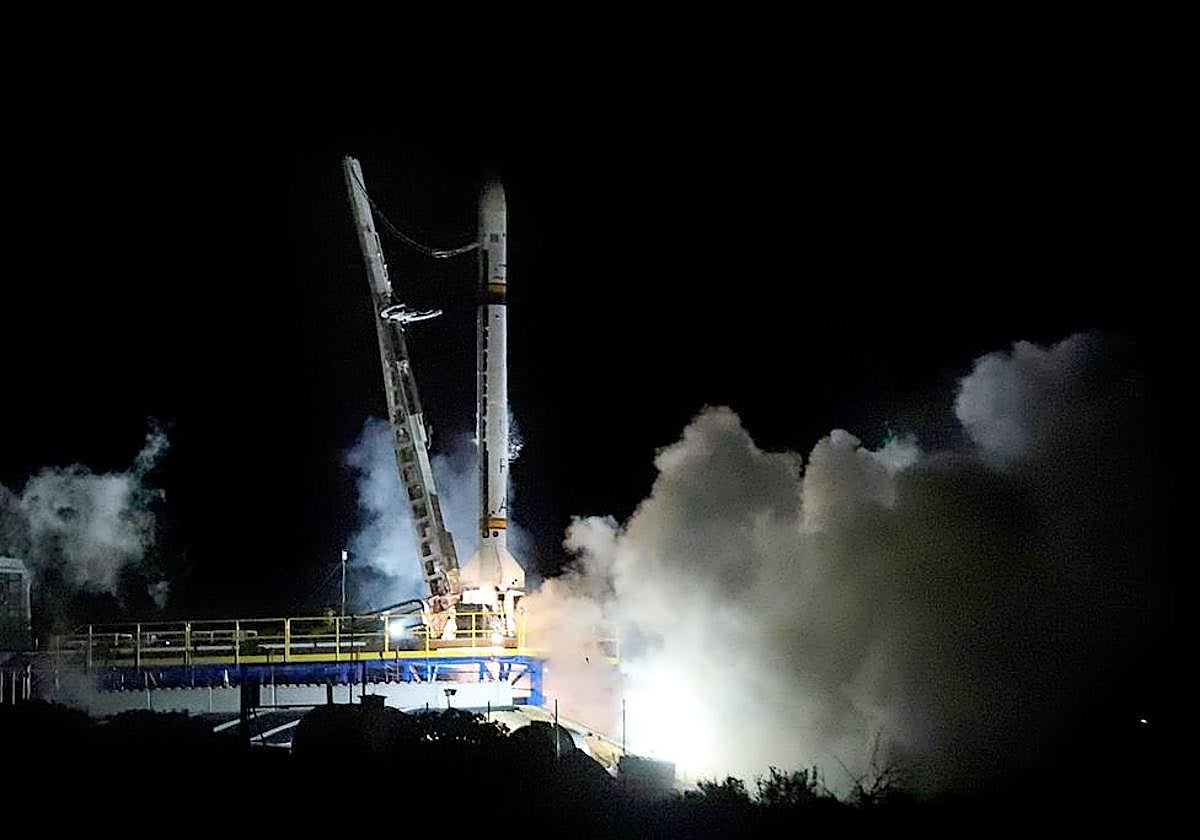 Momento del lanzamiento antes de abortarlo