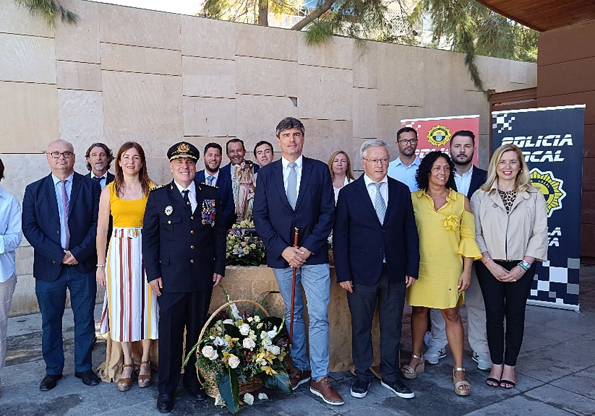 Marcos Zaragoza, en el centro de la imagen