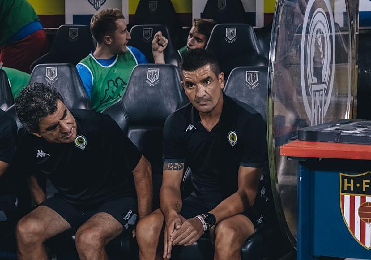 Rubén Torrecilla, antes del partido ante el Andratx