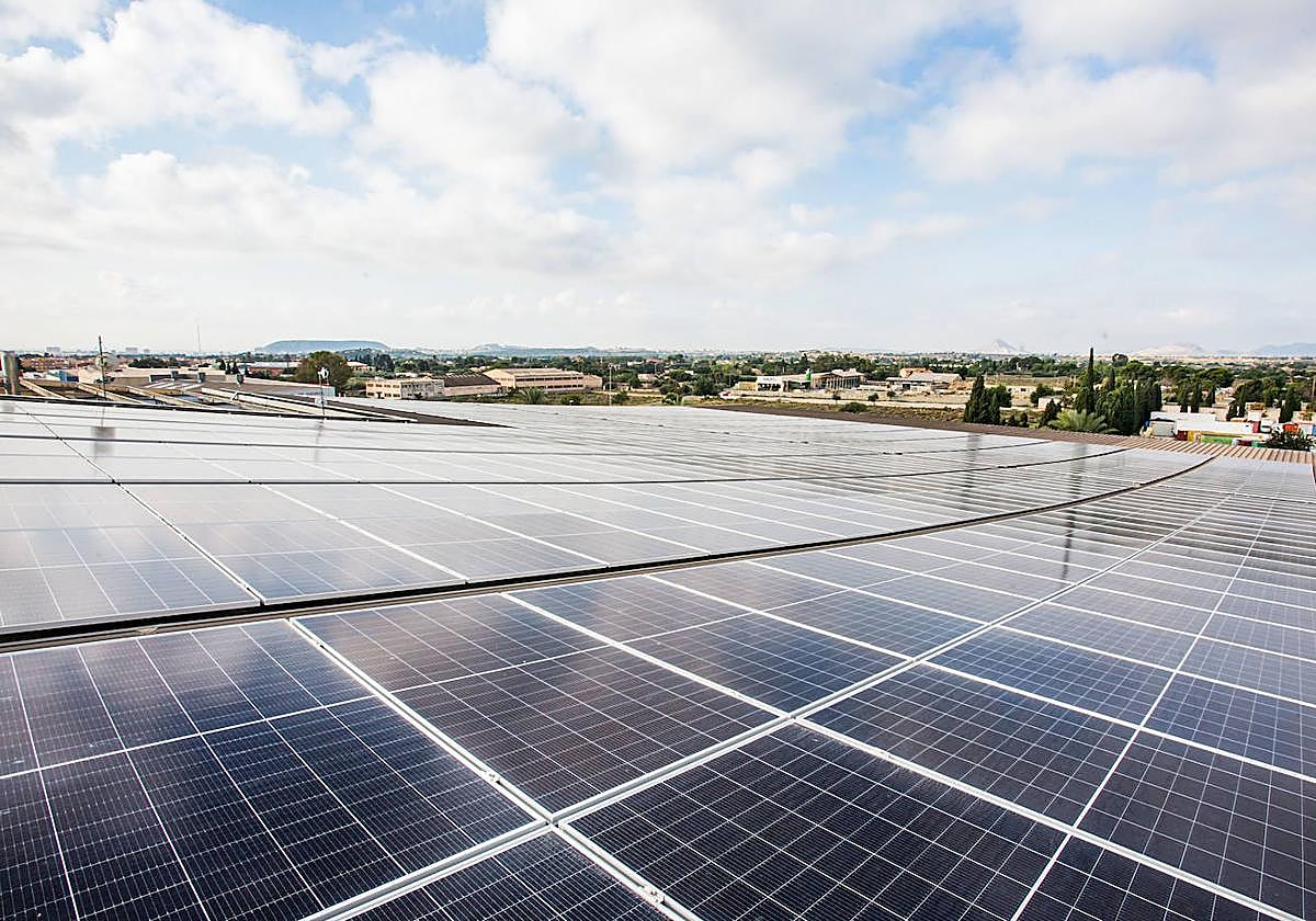 Placas solares instaladas en la empresa Bonnysa