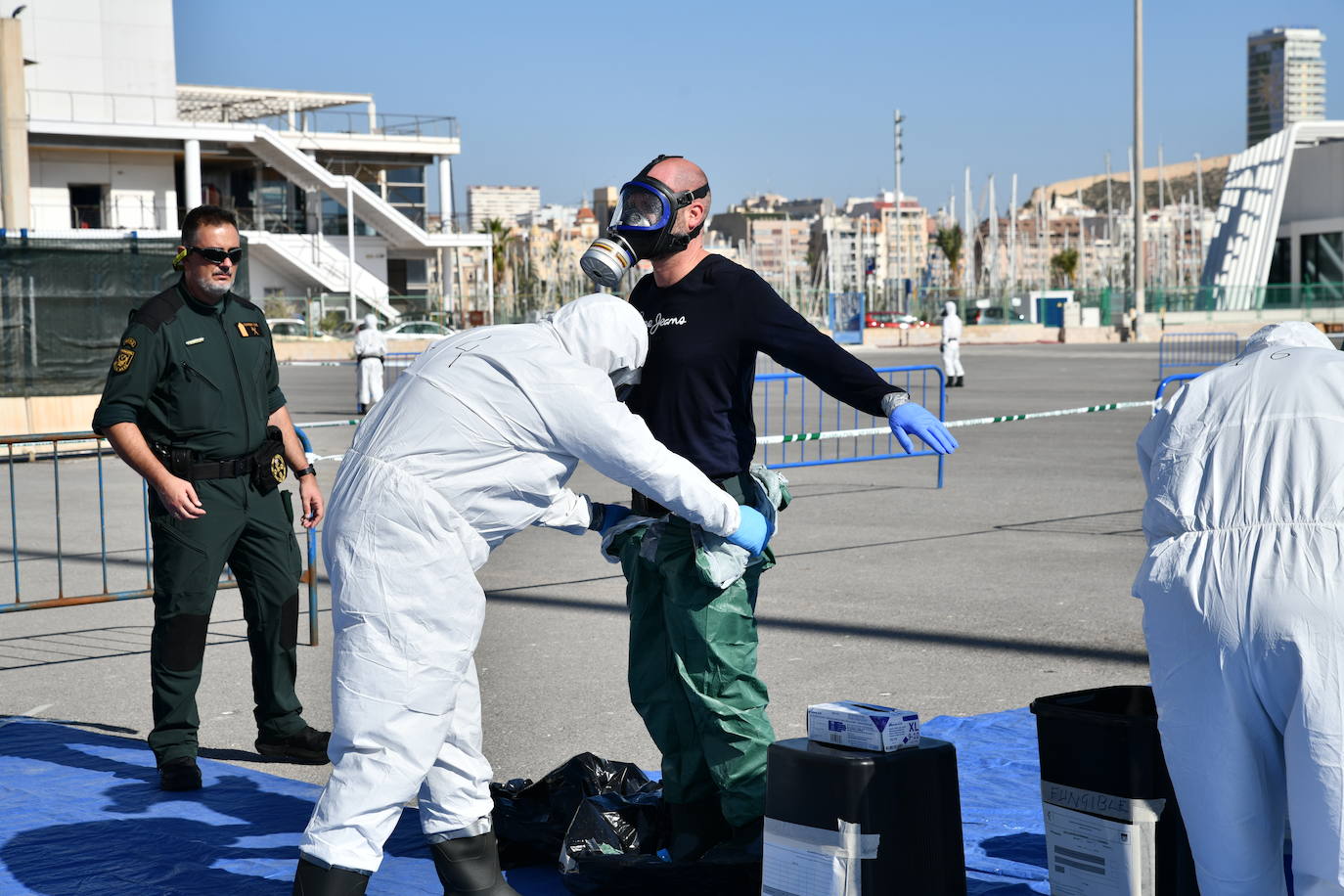 La Guardia Civil se prepara en Alicante para una posible amenaza NRBQ