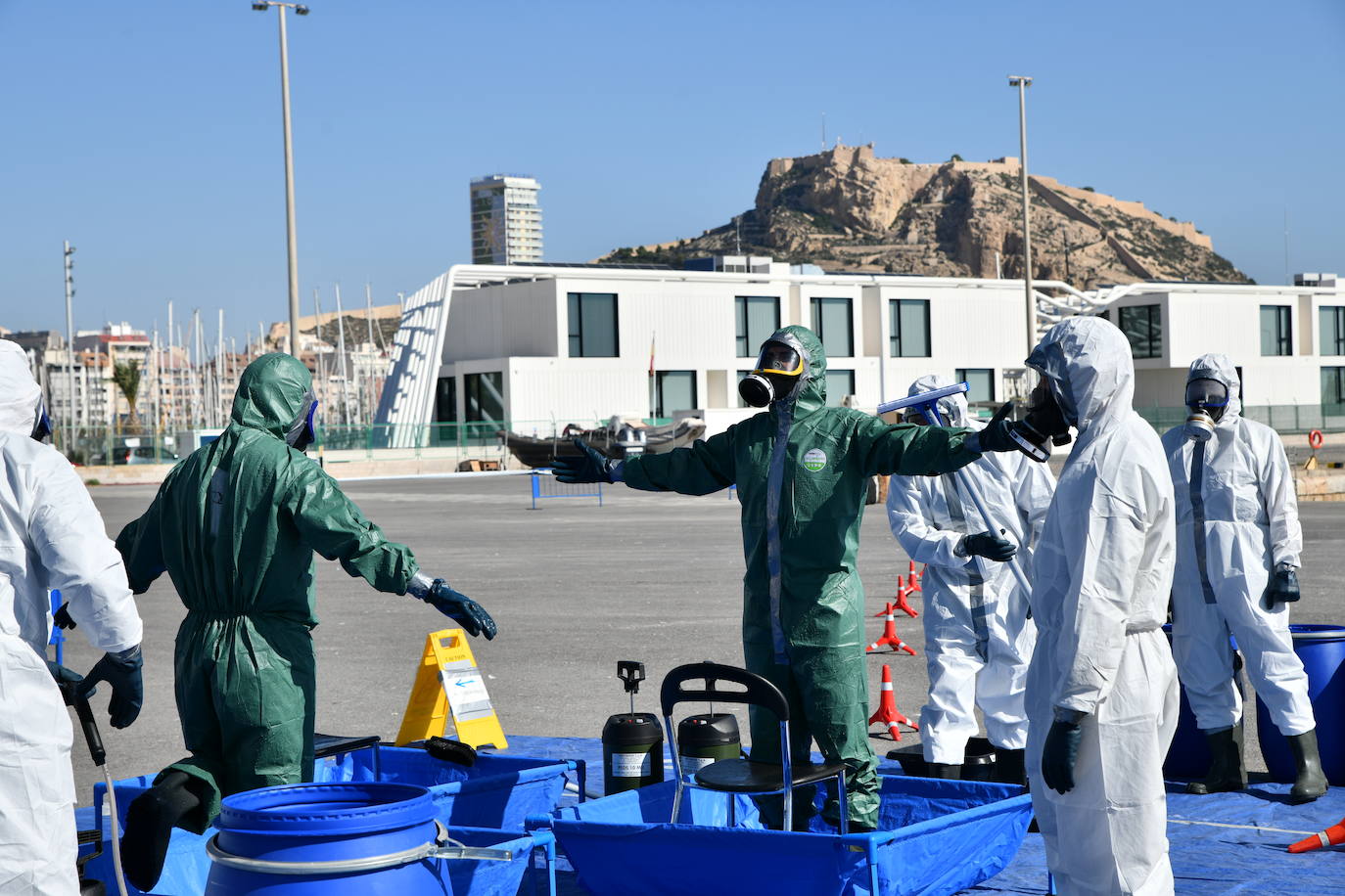 La Guardia Civil se prepara en Alicante para una posible amenaza NRBQ