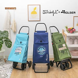 Las tres creaciones y diseños realizados por ambas empresas en los carritos de la compra.