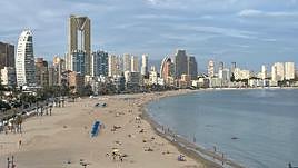 Playa de Benidorm.
