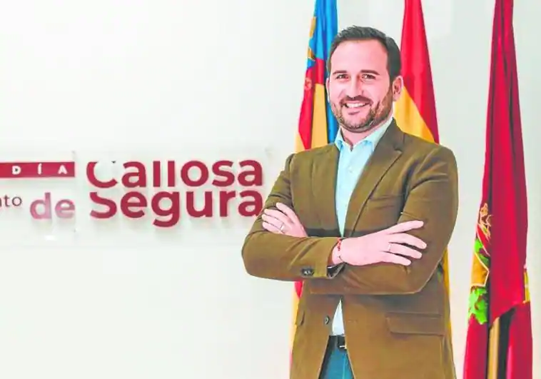 Martínez Sirvent, en el despacho de la alcaldía.