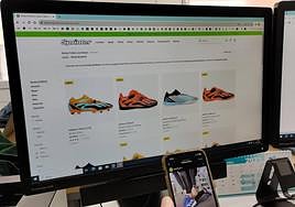 Portal de un comercio electrónico.