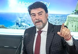 El alcalde de Alicante, Luis Barcala.