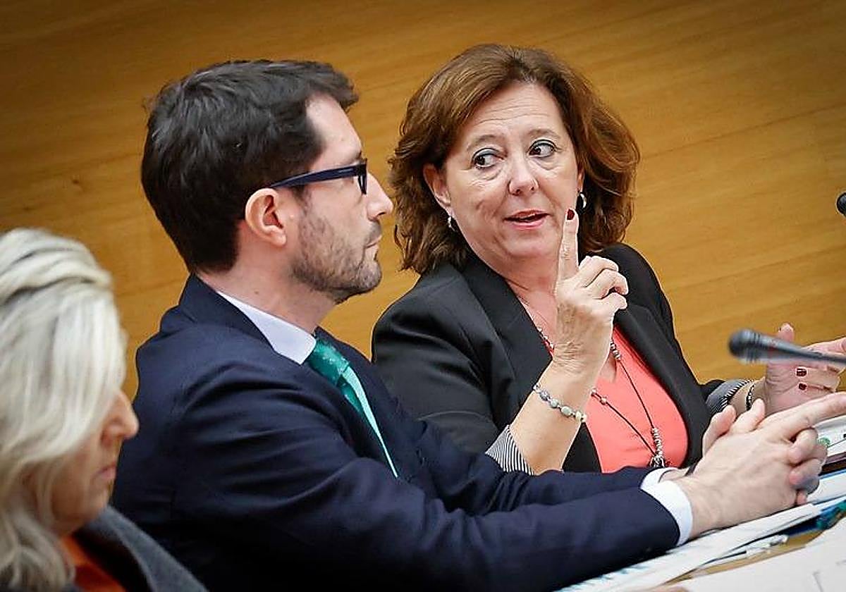 La portavoz de Agua del Grupo Popular en Les Corts, María Gómez.