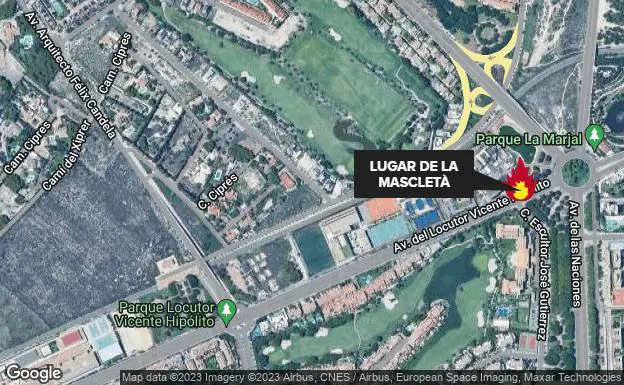 La mascletà se lanzará en la avenida del Locutor Vicente Hipólito, 39.
