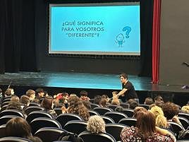 Uno de los momentos de charla.