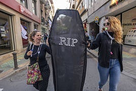 Huelga de médicos convocada en Alicante el pasado mes de mayo.