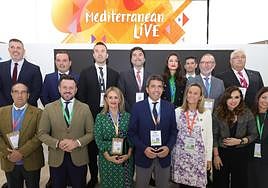Delegación autonómica en la World Travel Market de Londres, con el presidente Mazón a la cabeza.