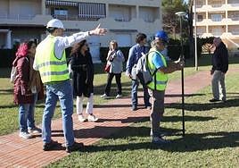 Deslinde de la playa de Dénia, este martes.
