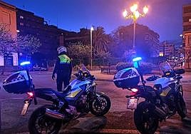 Patrulla de la Policía Local de Elda.