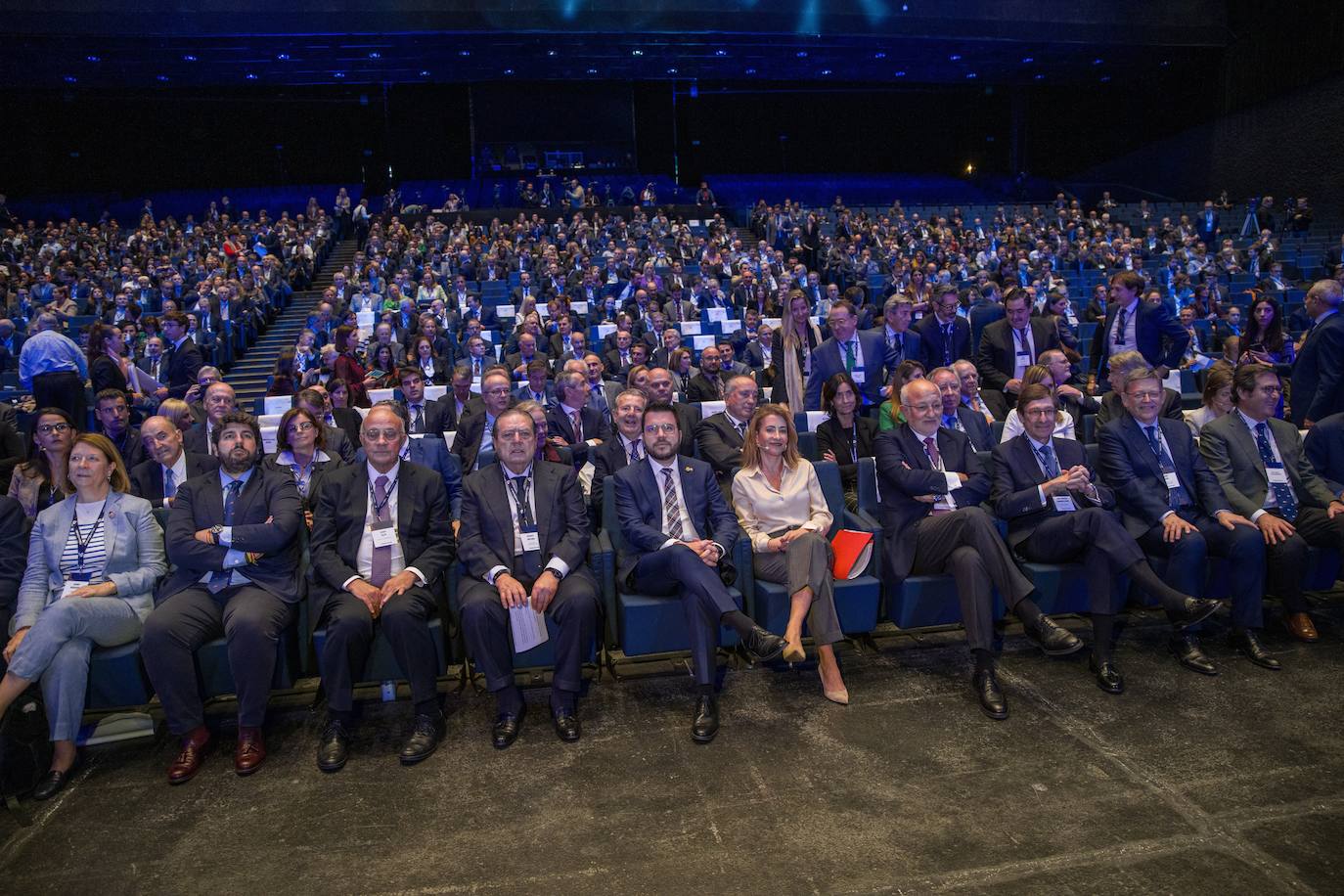 Aspecto que presentó el evento organizado por AVE hace justo un año para reclamar el corredor Mediterráneo.