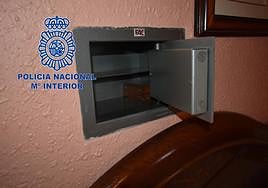 Caja fuerte de la vivienda.