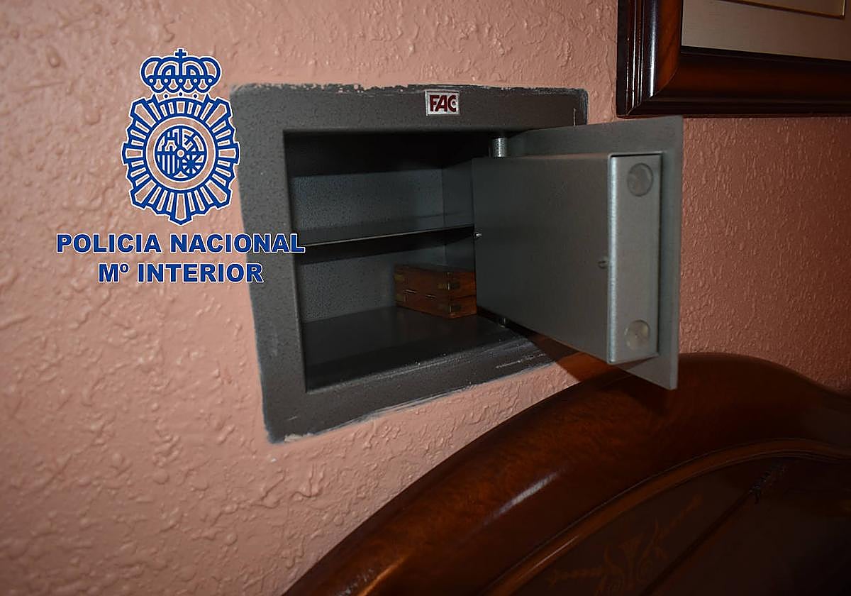 Caja fuerte de la vivienda.