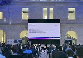 Imagen del acto de inauguración celebrado en la Casa de Mediterráneo.