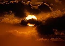 Imagen del sol, astro clave en la teoría de Copérnico.