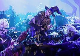 Actuación de los playbacks de las Hogueras de Alicante.