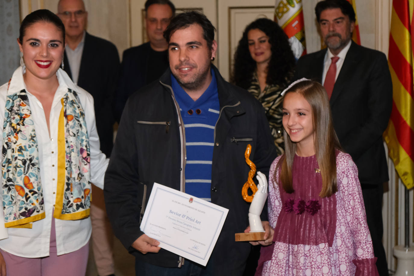 Entrega de premios a los artistas de las Hogueras de Alicante