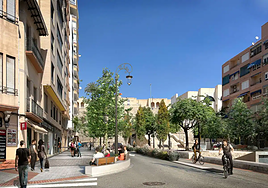 Recreación de cómo quedarán las obras de la avenida General Marvá