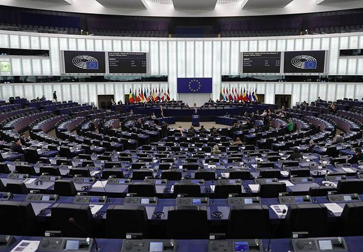 Cámara del Parlamento Europeo.