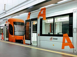 Vagón del TRAM.