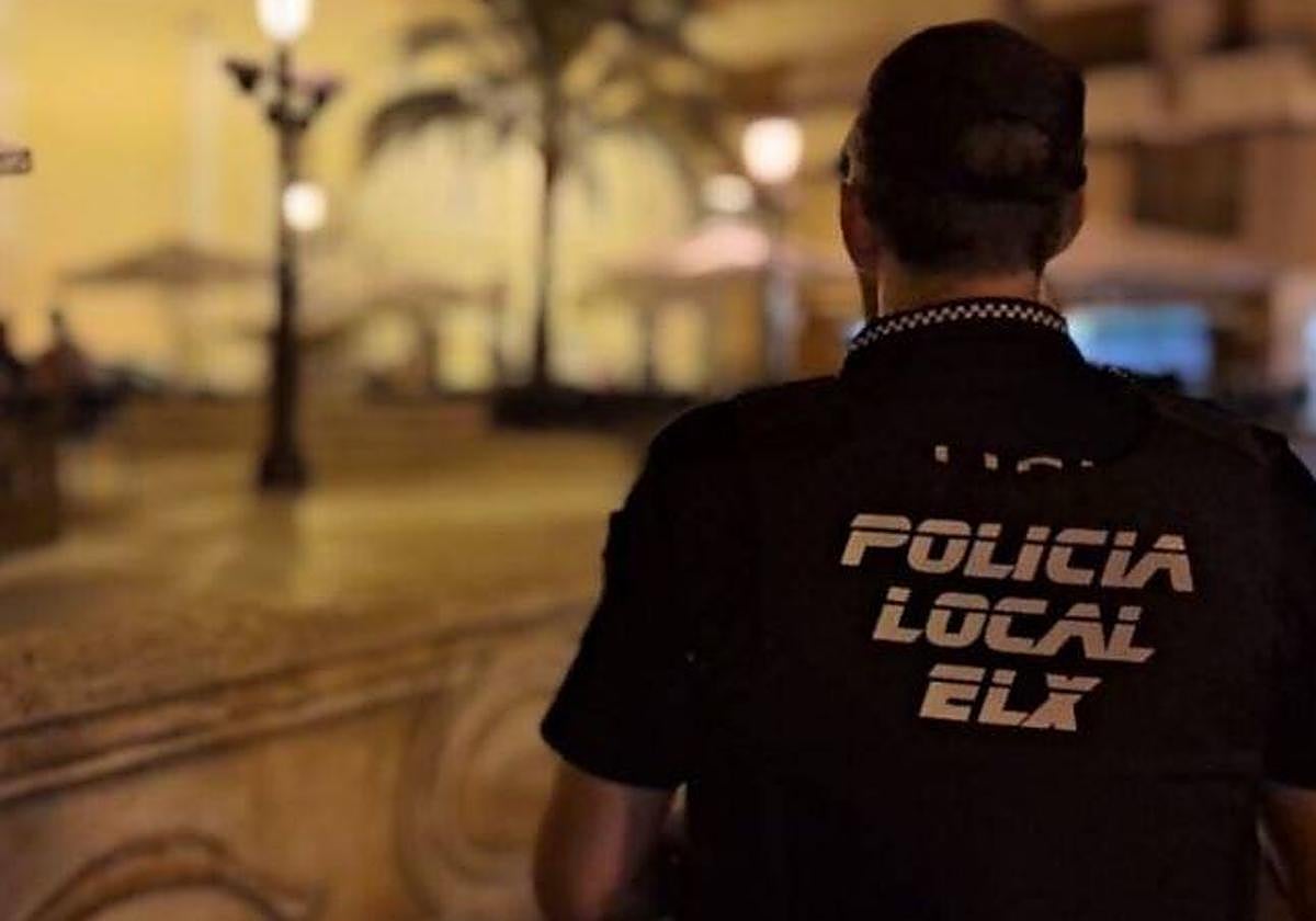 Policía Local de Elche, en imagen de archivo.