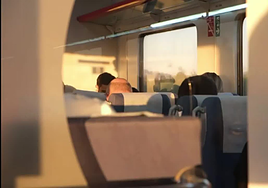 El viaje en tren en menos de 1 minuto.