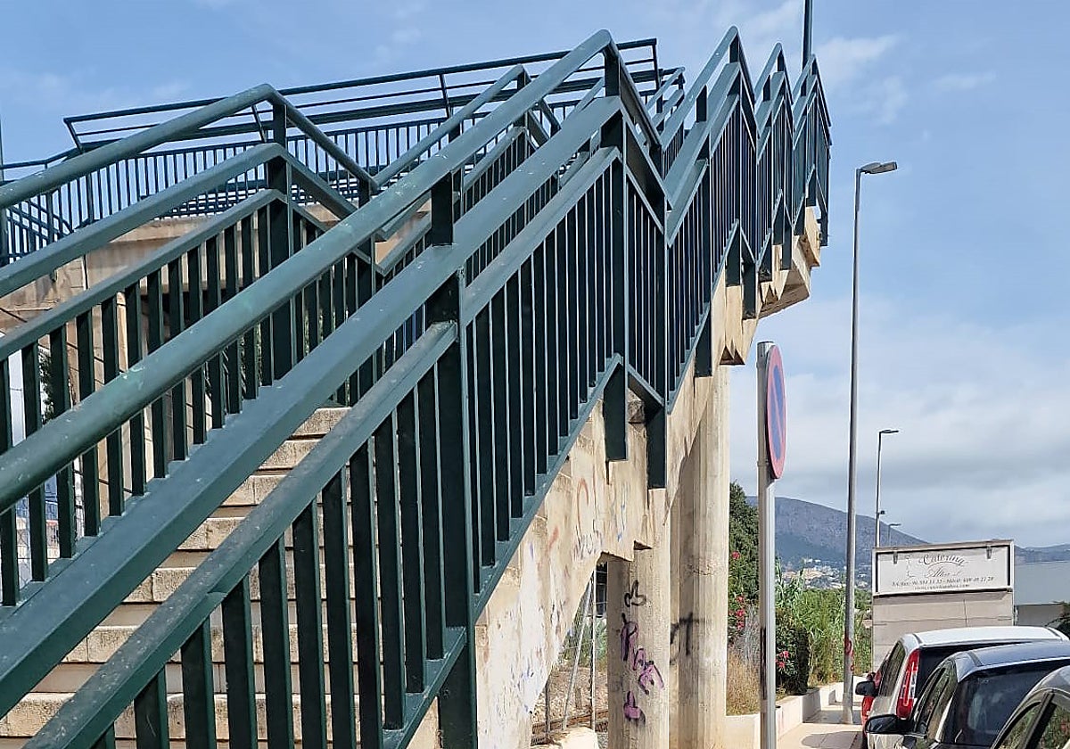 Imagen del estado actual de la pasarela