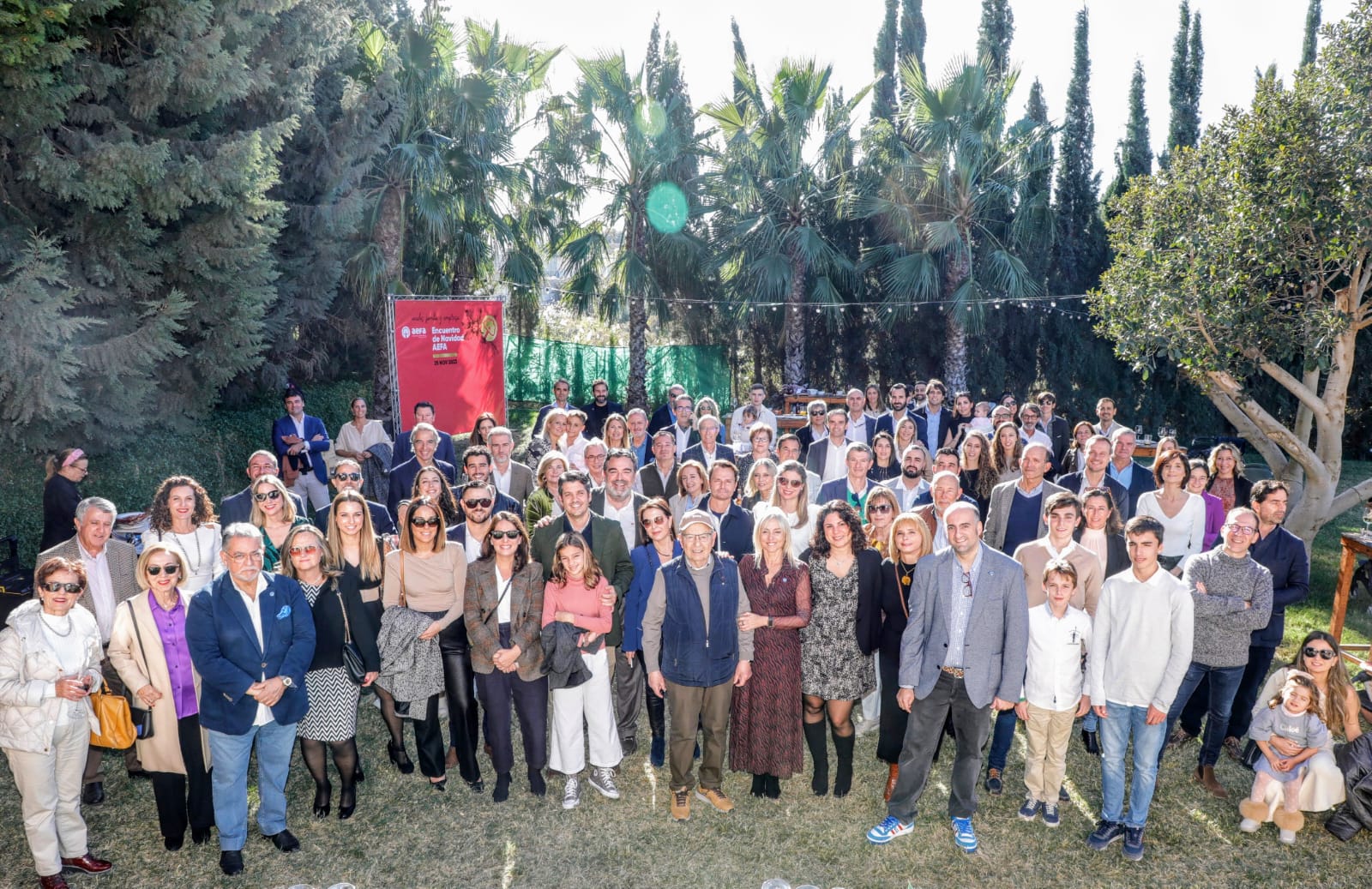 Foto de familia del encuentro navideño que ha celebrado Aefa este fin de semana.