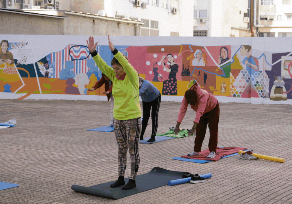Reuniones y actividades en el Centro de voluntariado.