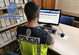 Intervención policial.