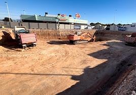 Inicio de las obras del nuevo hotel Hampton by Hilton en la pedanía de El Altet.