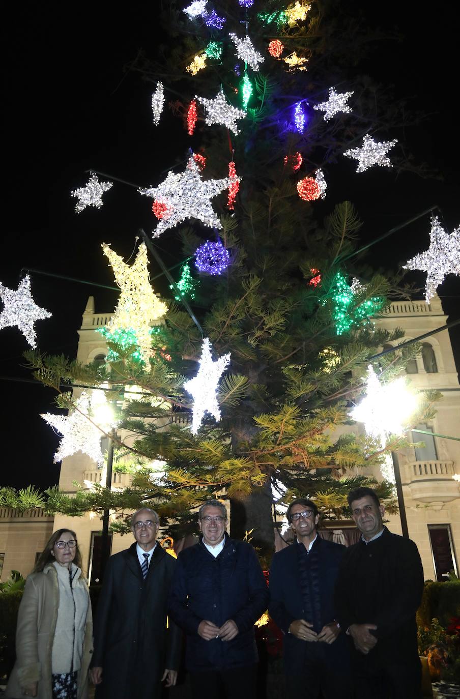 Luces del árbol del Marq.