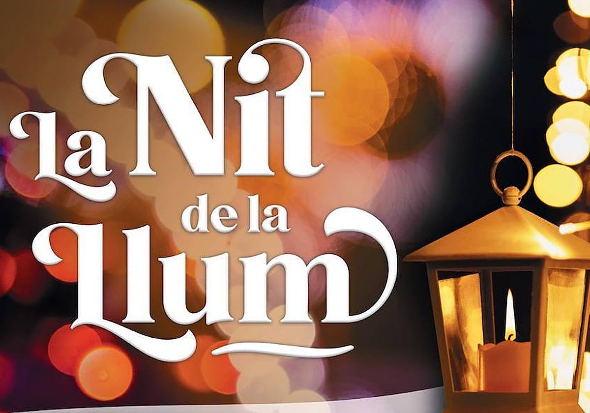 Cartel de las actividades de la 'Nit de la Llum'.
