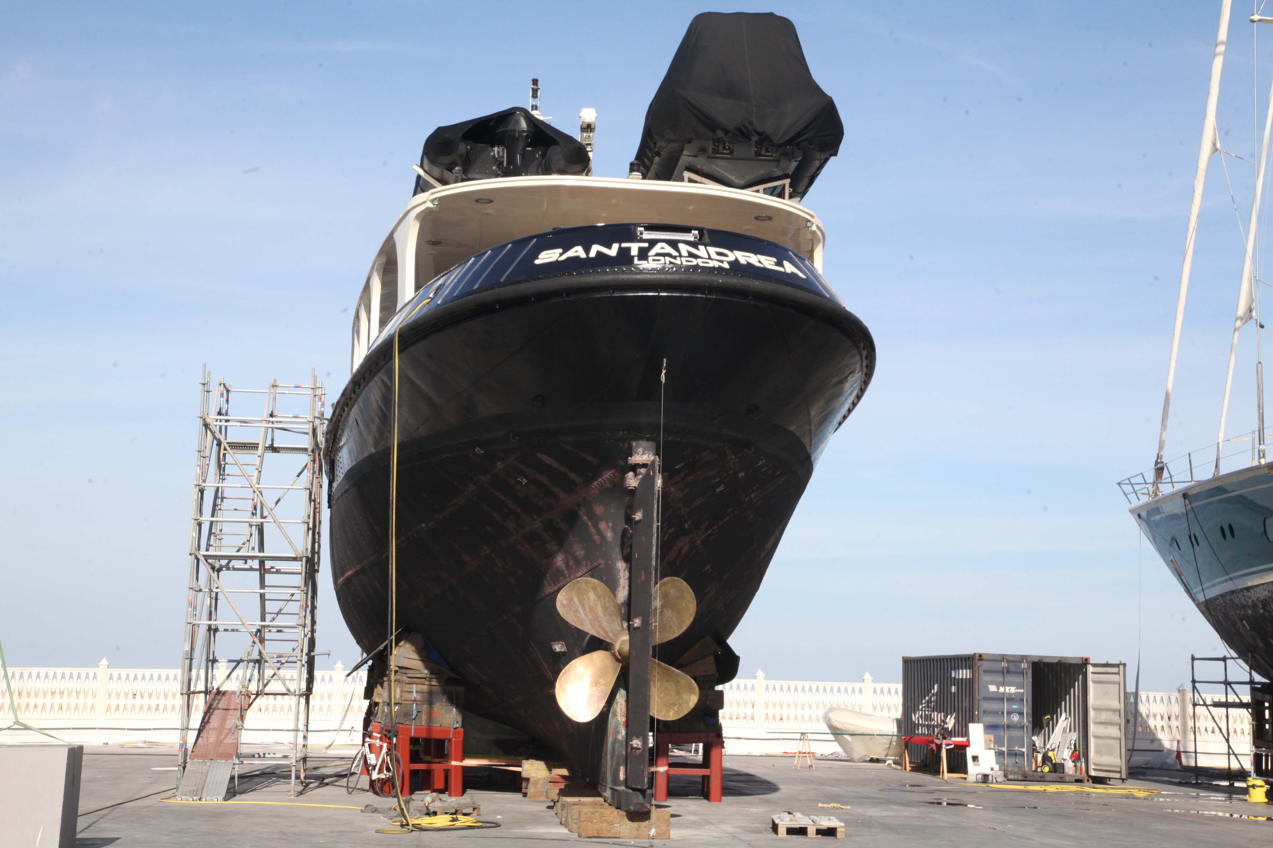 Mazón inaugura la ampliación del varadero de Portdenia Superyacht Shipyard &amp; Marina