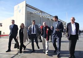 Mazón inaugura la ampliación del varadero de Portdenia Superyacht Shipyard & Marina