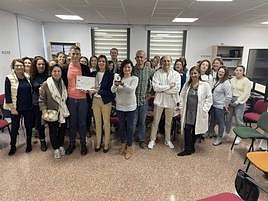 Plantilla del hospital de día de Trastornos de la Personalidad del Hospital de Sant Joan.