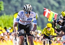 Tadej Pogacar durante la pasada edición del Tour de Francia