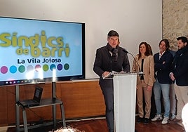 Marcos Zaragoza, esta mañana, en La Vila Joiosa
