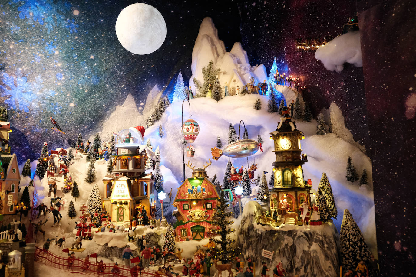 Así es el poblado navideño de Ximo Sánchez