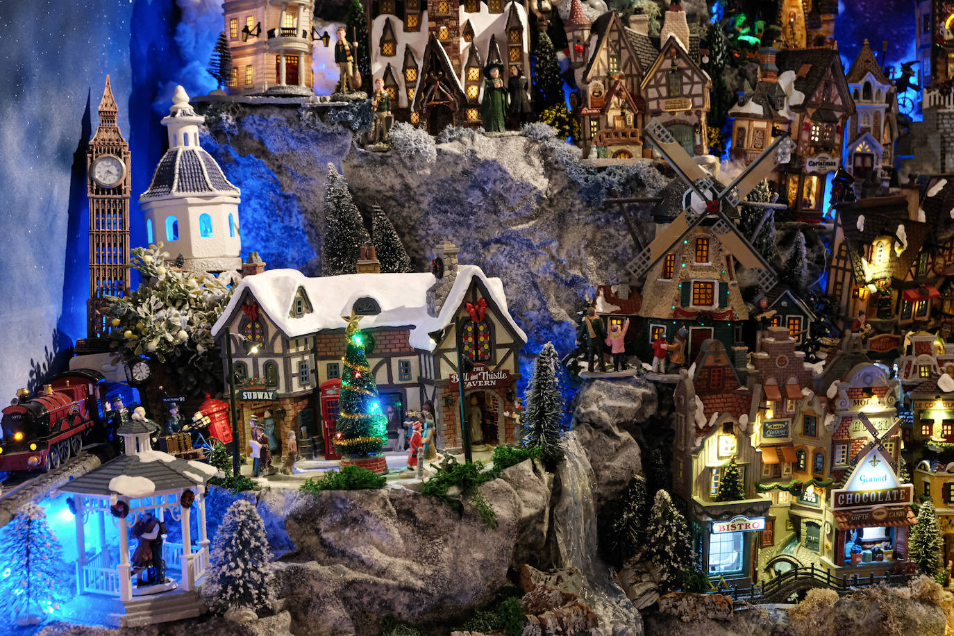 Así es el poblado navideño de Ximo Sánchez