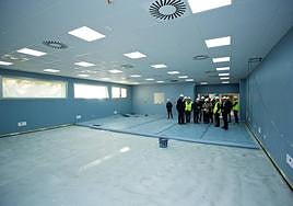 Interior del nuevo edificio de Anatomía de la UA.