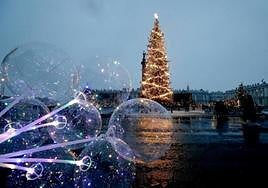 Decoraciones de Navidad.