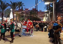 La cabalgata de Papá Noel.