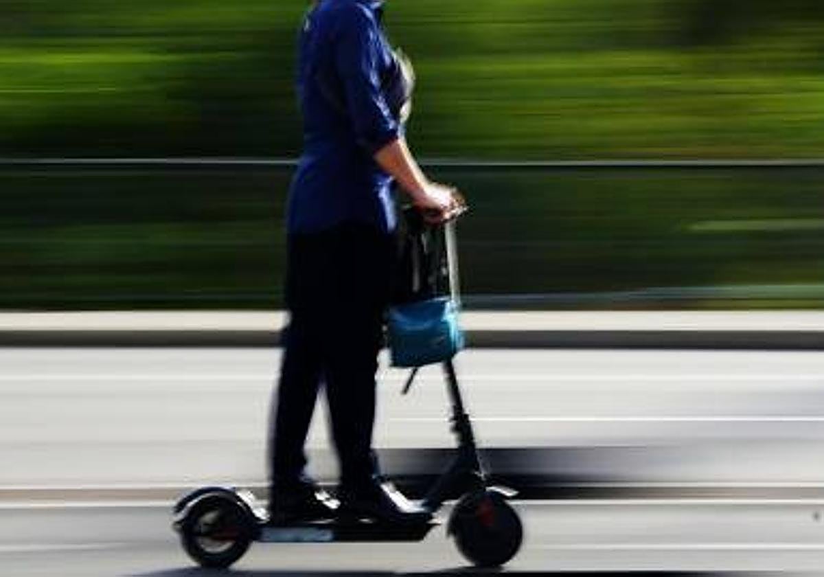 Patinete eléctrico.