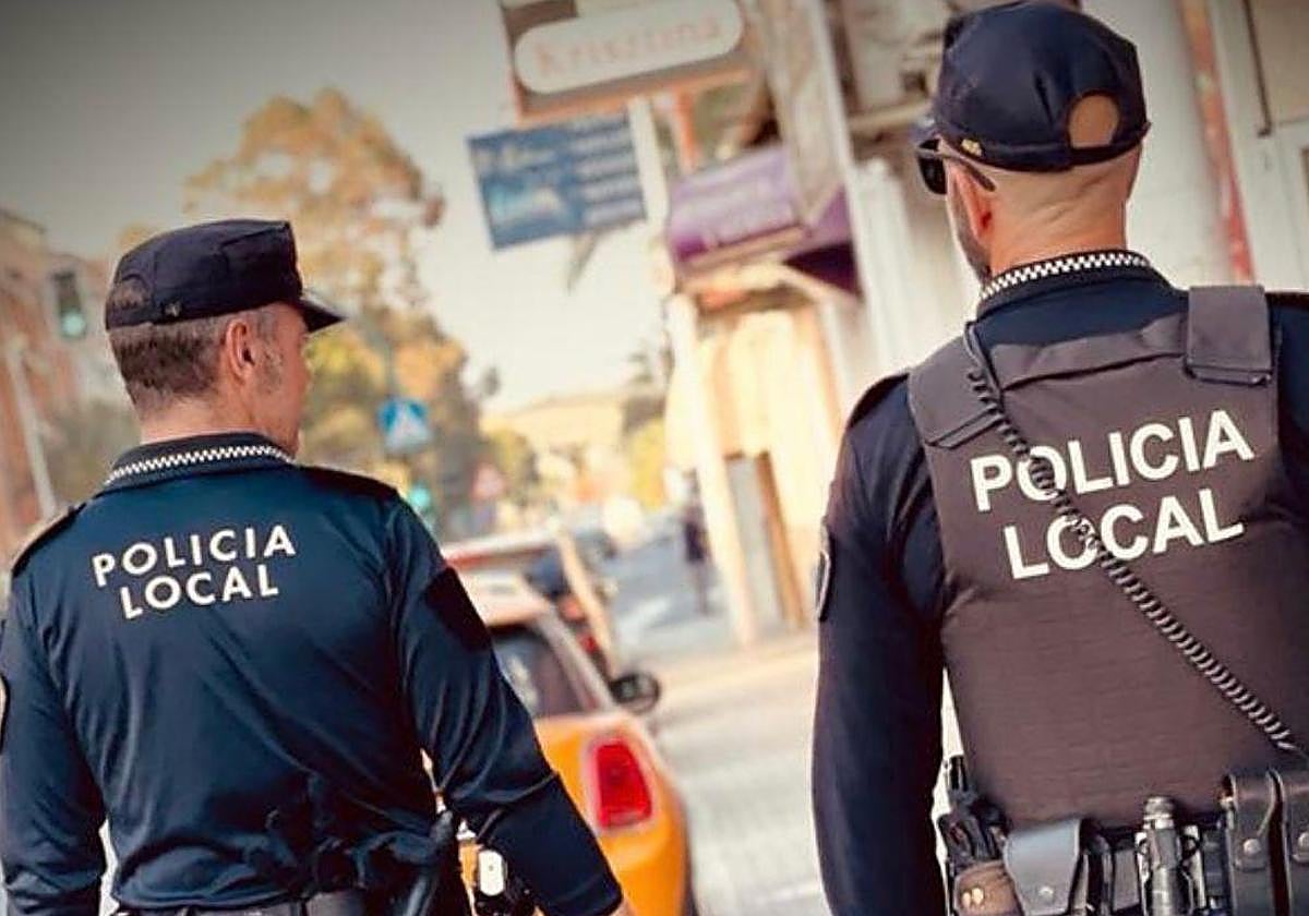 Agentes de la Policía Local de Elche.