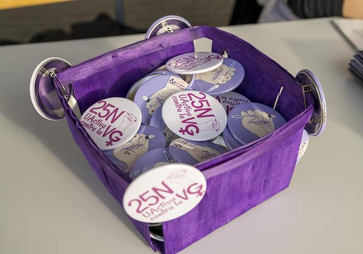 Punto Violeta en la Universidad de Alicante.